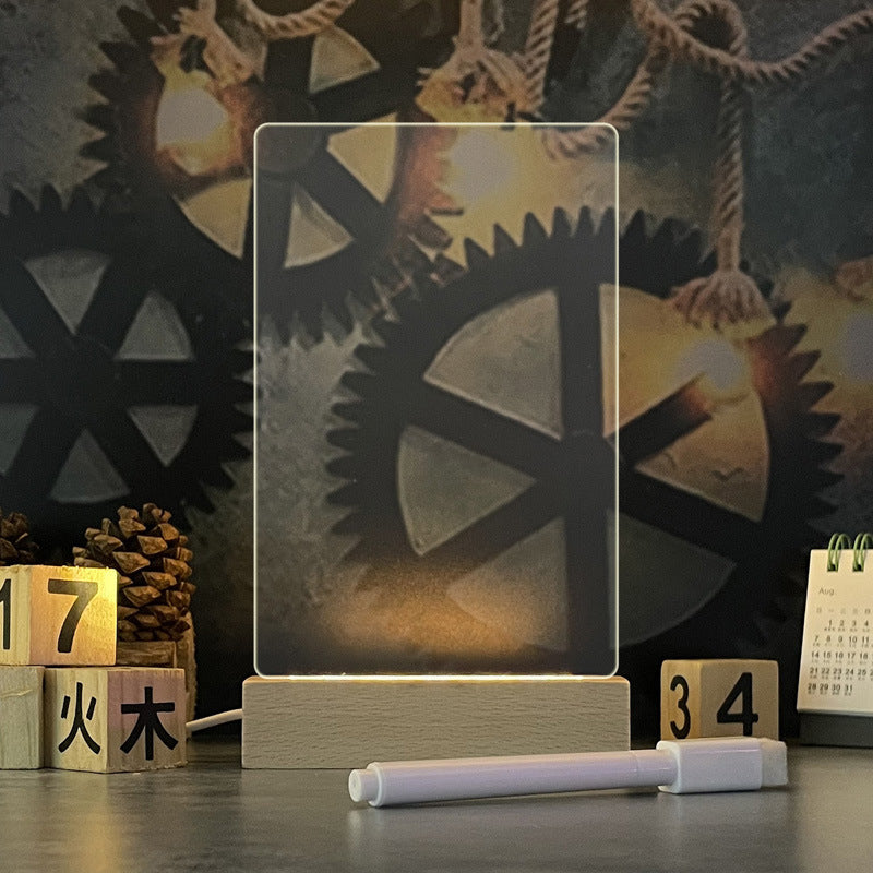 Creative Note Board Led With Pen and USB