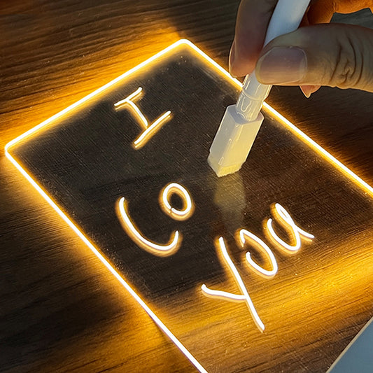 Creative Note Board Led With Pen and USB